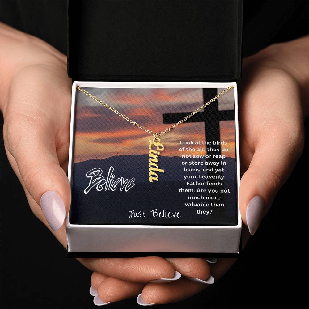 Just Believe Faith Necklace | Religious Jewelry Gift