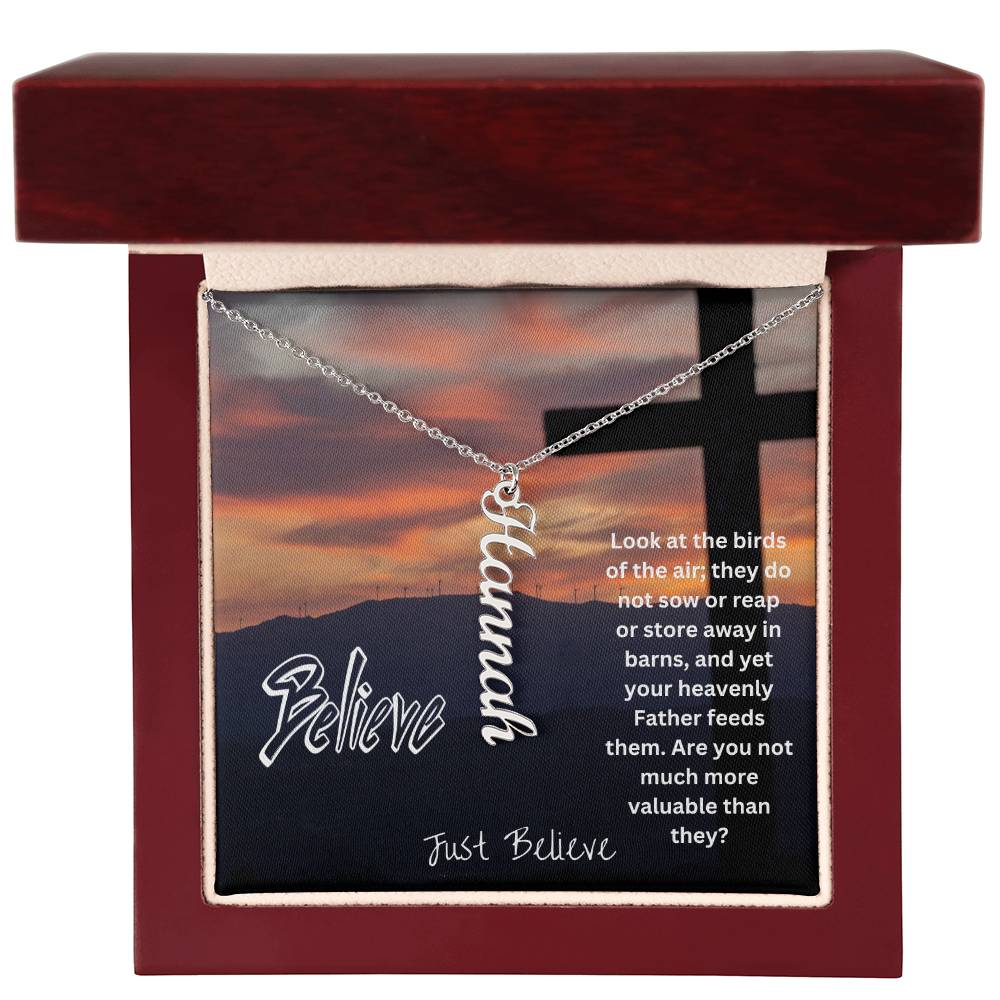 Just Believe Faith Necklace | Religious Jewelry Gift