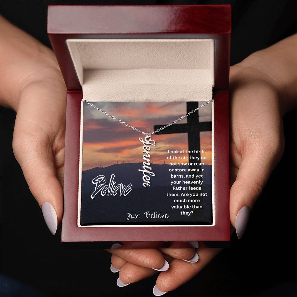 Just Believe Faith Necklace | Religious Jewelry Gift