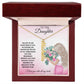 To My Daughter | I Love You With All My Heart | Pendant Name Necklace