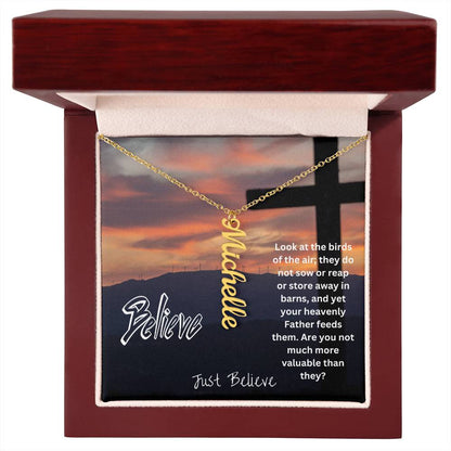 Just Believe Faith Necklace | Religious Jewelry Gift