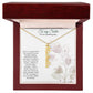 To My Sister On Her Wedding Day | Name Necklace