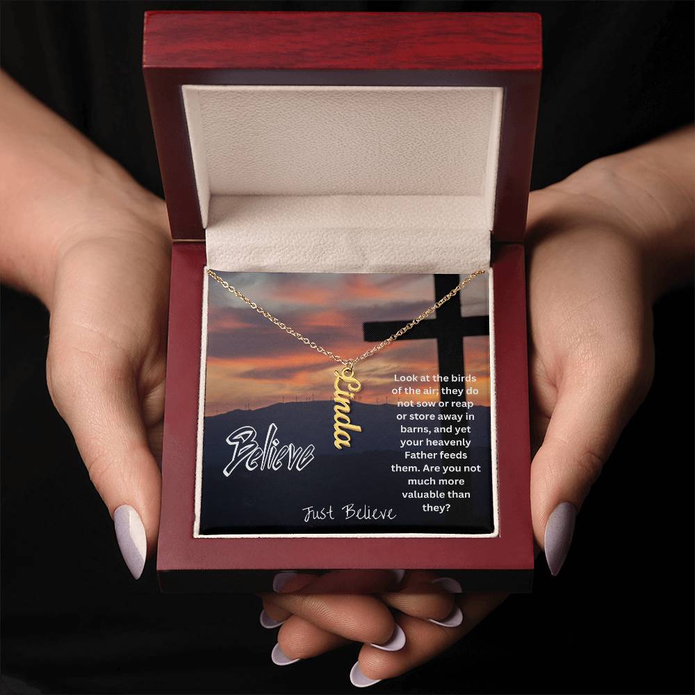 Just Believe Faith Necklace | Religious Jewelry Gift
