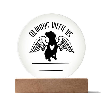 Always With Us | Pet Memorial Plaque