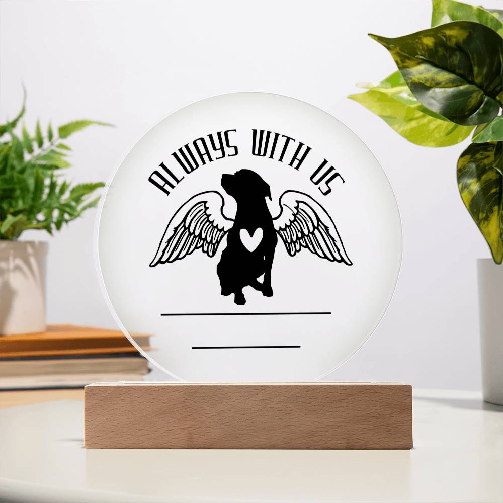 Always With Us | Pet Memorial Plaque