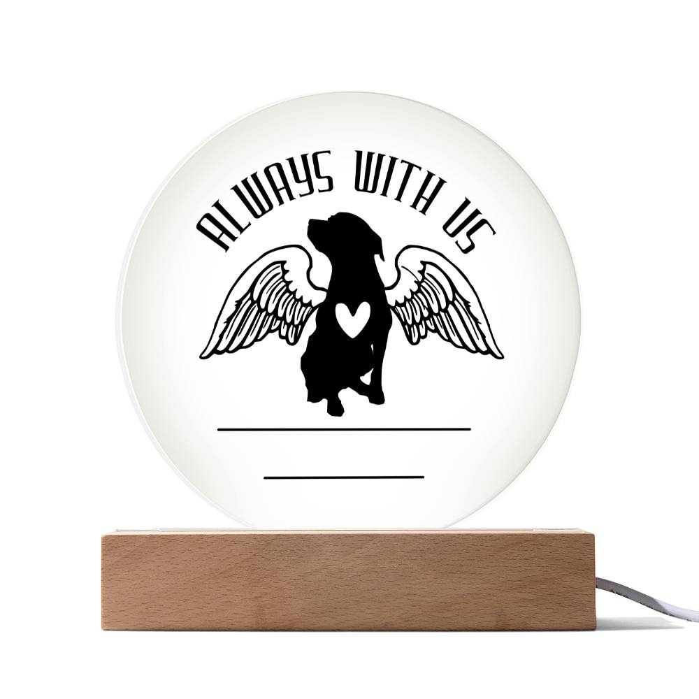 Always With Us | Pet Memorial Plaque