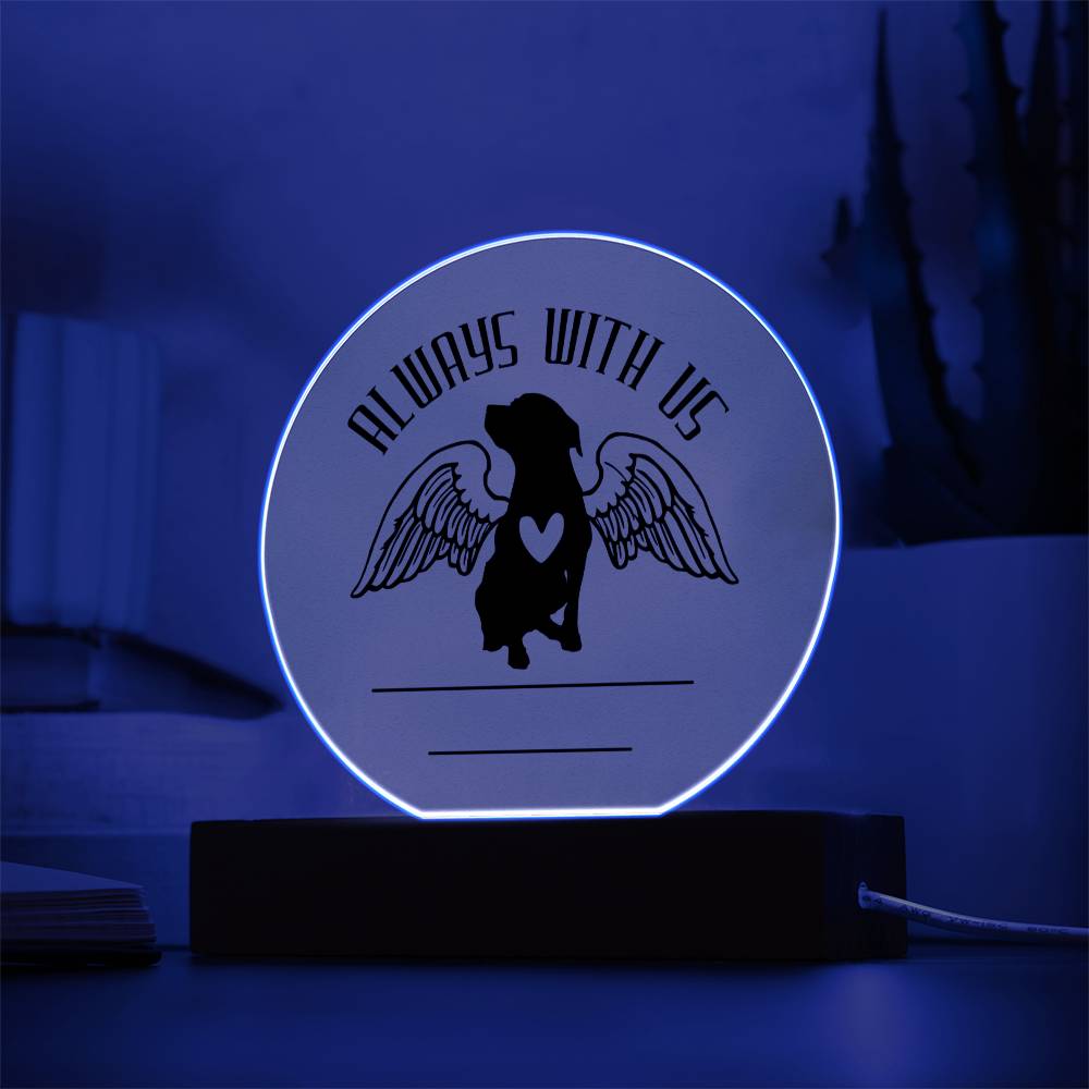 Always With Us | Pet Memorial Plaque
