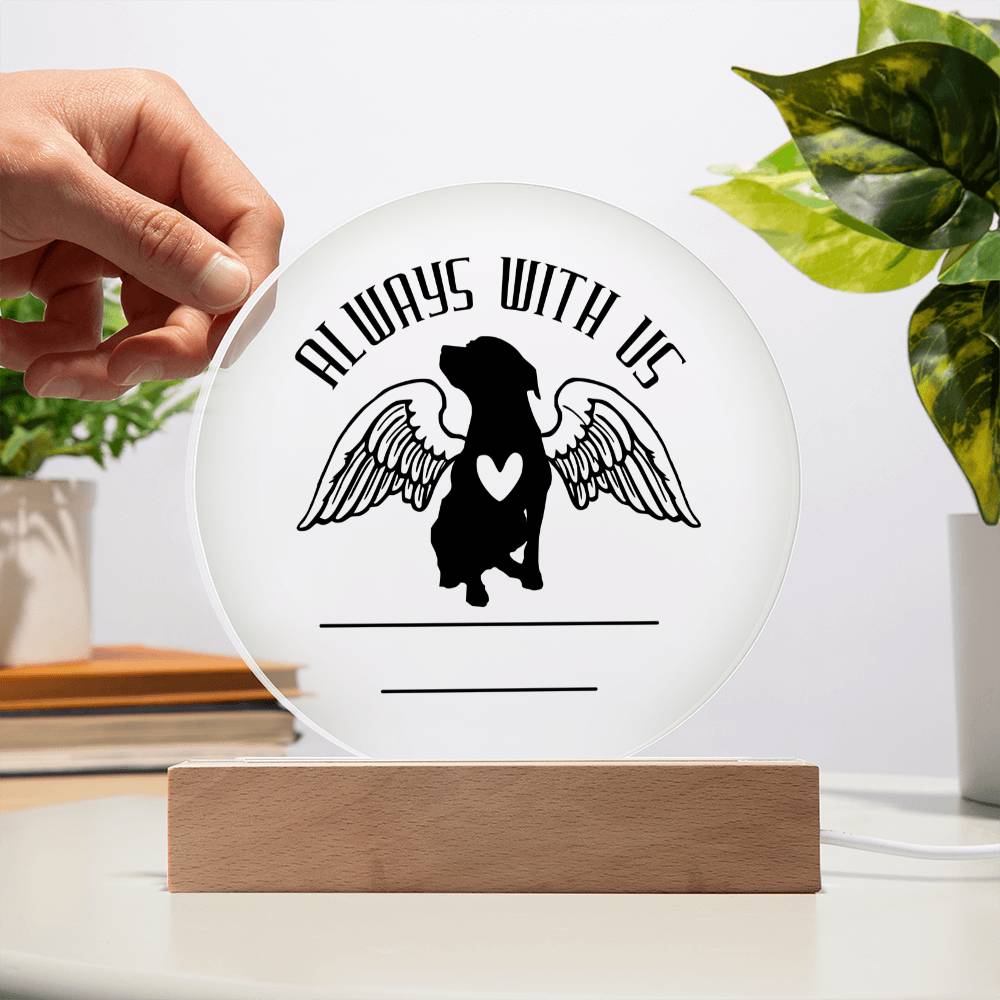 Always With Us | Pet Memorial Plaque