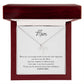 To My Mom | I Am Forever Grateful | Pendant Necklace