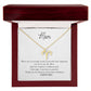To My Mom | I Am Forever Grateful | Pendant Necklace