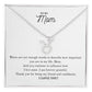 To My Mom | I Am Forever Grateful | Pendant Necklace