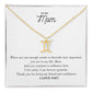 To My Mom | I Am Forever Grateful | Pendant Necklace