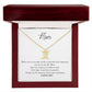 To My Mom | I Am Forever Grateful | Pendant Necklace