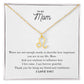 To My Mom | I Am Forever Grateful | Pendant Necklace