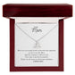 To My Mom | I Am Forever Grateful | Pendant Necklace