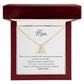 To My Mom | I Am Forever Grateful | Pendant Necklace