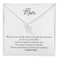 To My Mom | I Am Forever Grateful | Pendant Necklace
