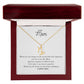 To My Mom | I Am Forever Grateful | Pendant Necklace