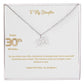 To My Daughter | Happy 30th Birthday | Zodiac Necklace