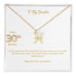 To My Daughter | Happy 30th Birthday | Zodiac Necklace