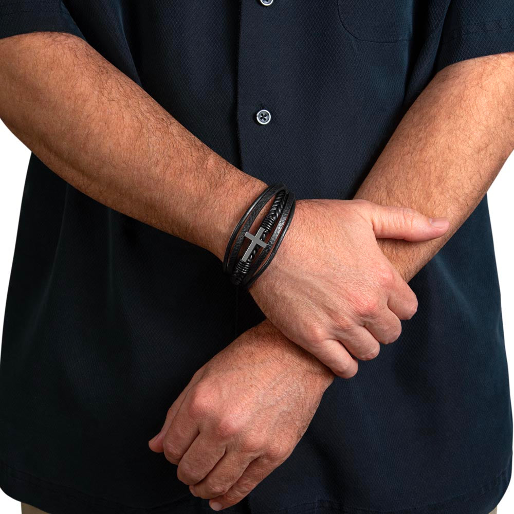 To My Dad | Thank You For Believing In Me | Men's Bracelet