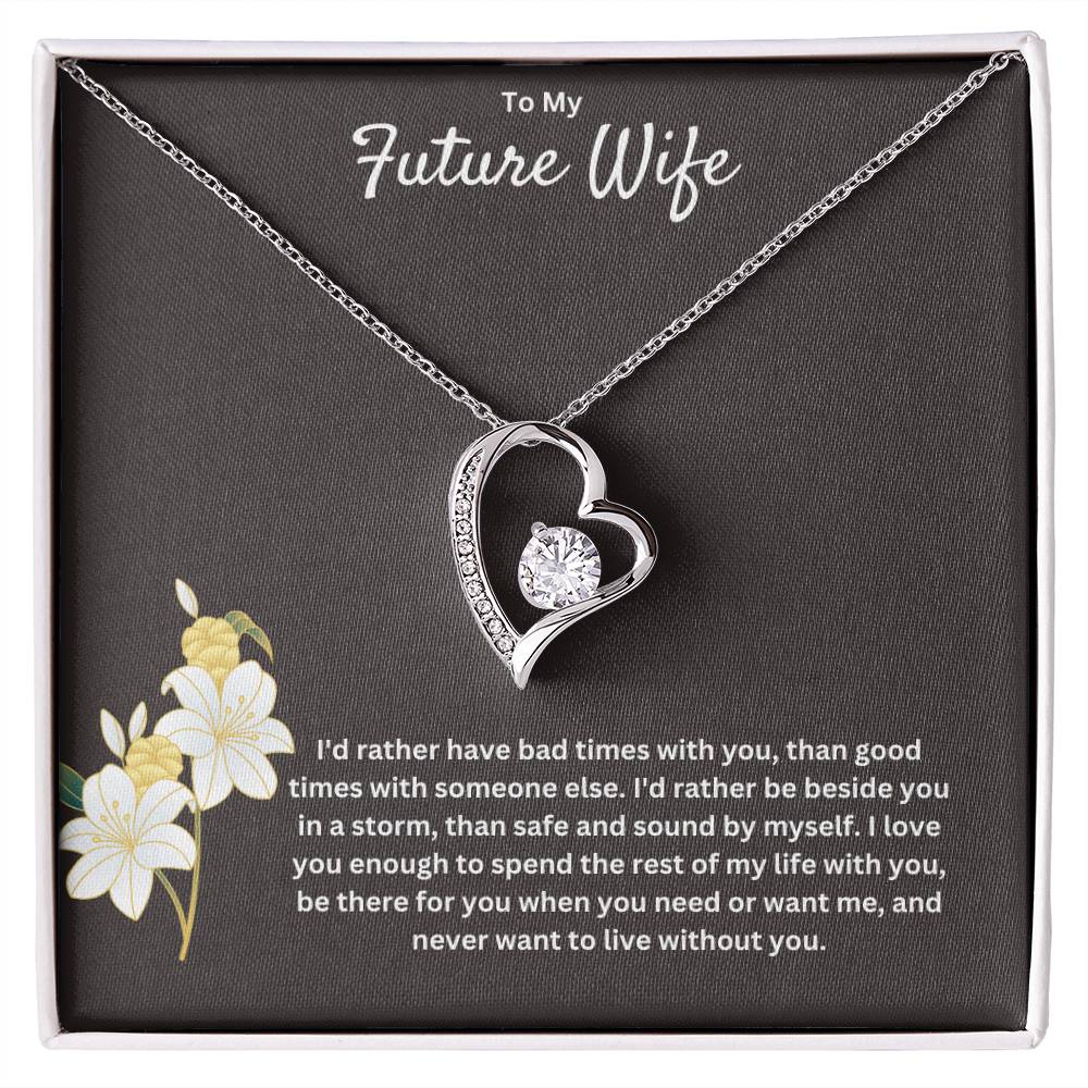 To My Future Wife | I Love You | Pendant Love Necklace