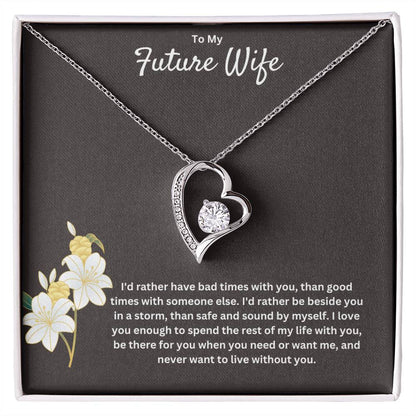 To My Future Wife | I Love You | Pendant Love Necklace