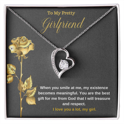To My Pretty Girlfriend | You Are The Best Gift | Jewelry Necklace