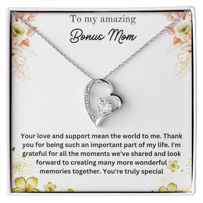To My Amazing Bonus Mom | You Are Truly Special | Pendant Necklace