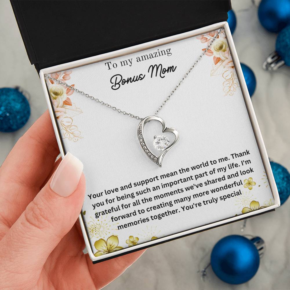 To My Amazing Bonus Mom | You Are Truly Special | Pendant Necklace