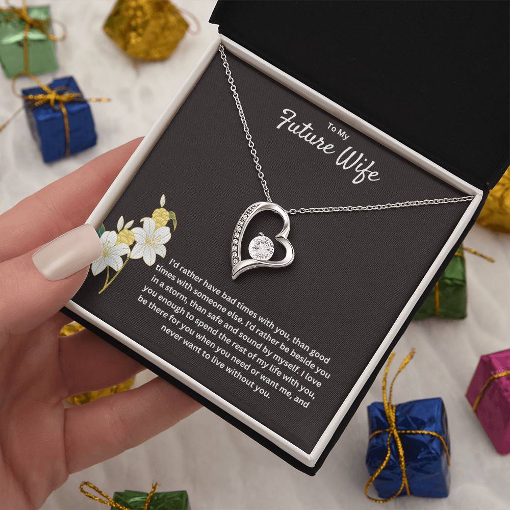 To My Future Wife | I Love You | Pendant Love Necklace