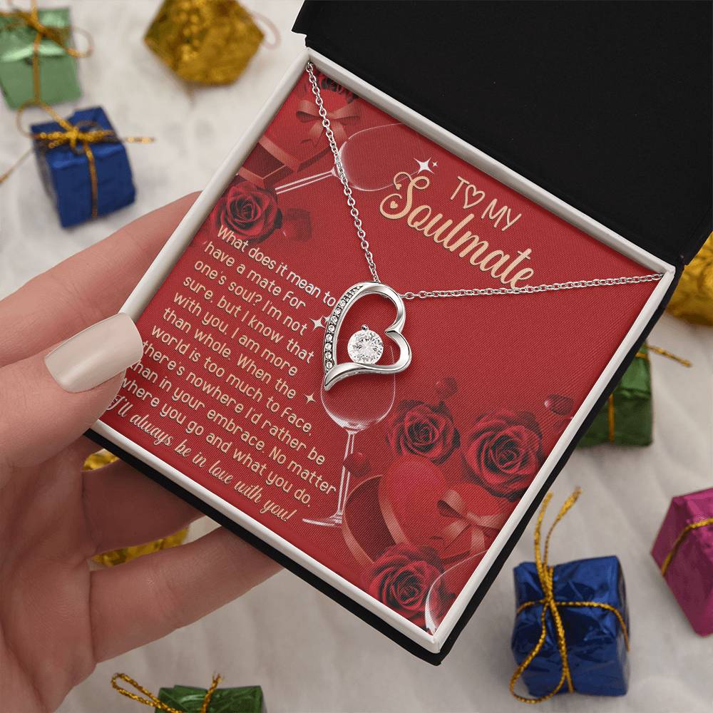 Soulmate In Your Embrace - Gift for Valentine's Day - Forever Love Necklace