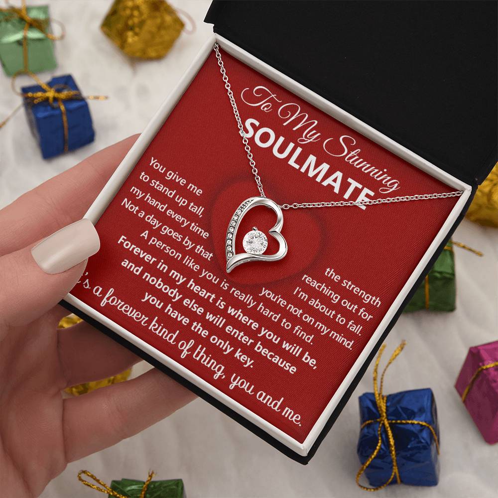 Soulmate In My Heart - Gift for Valentine's Day - Forever Love Necklace