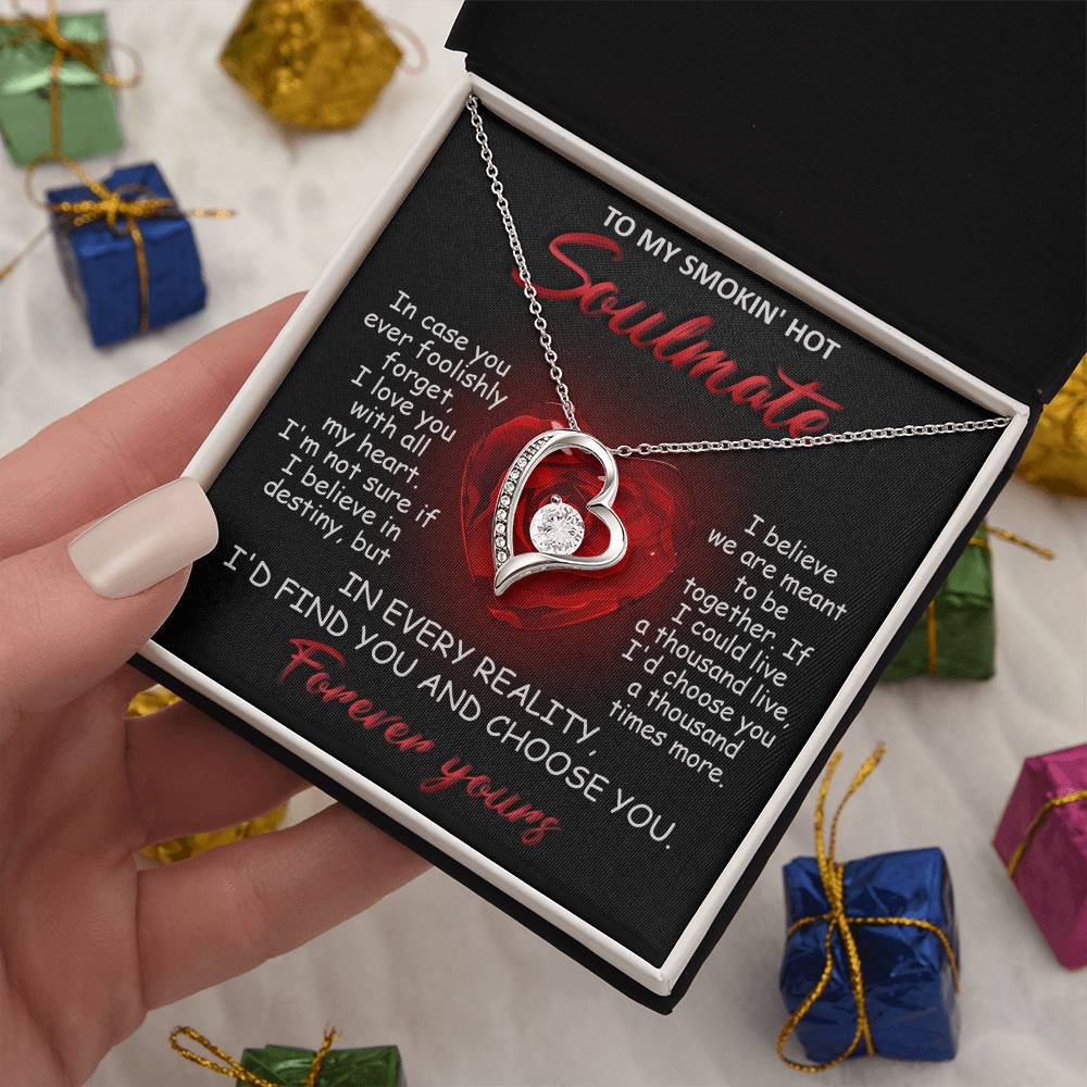 Soulmate All My Heart - Gift for Valentine's Day - Forever Love Necklace