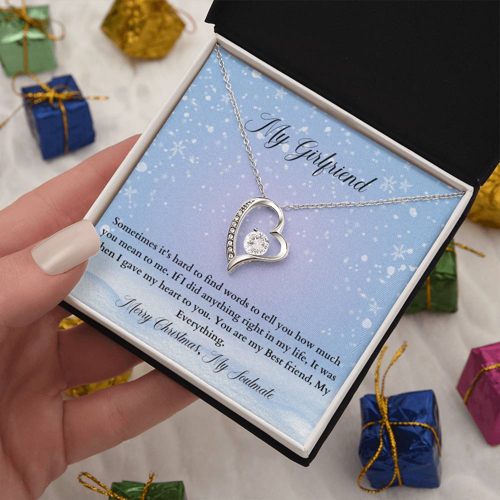 My Girlfriend | Merry Christmas | Pendant Necklace