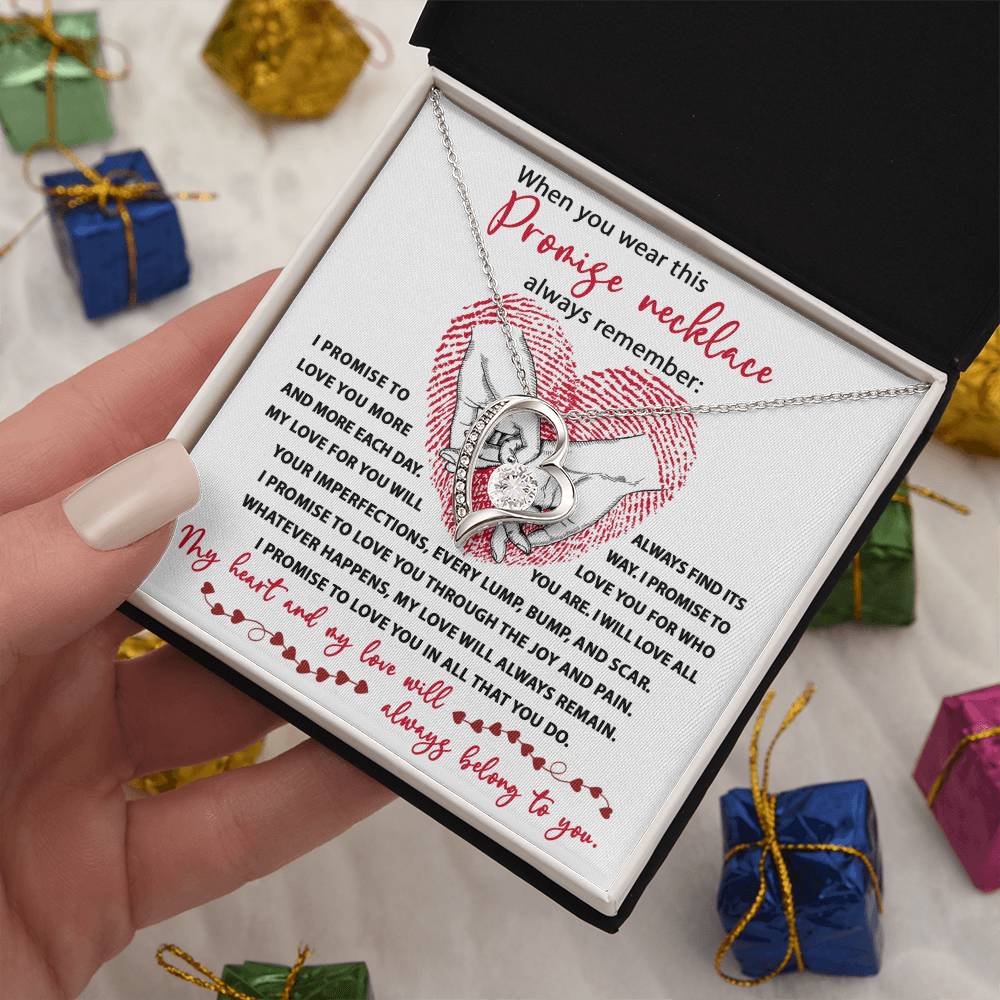 Promise Necklace - Gift for Valentine's Day - Forever Love Necklace