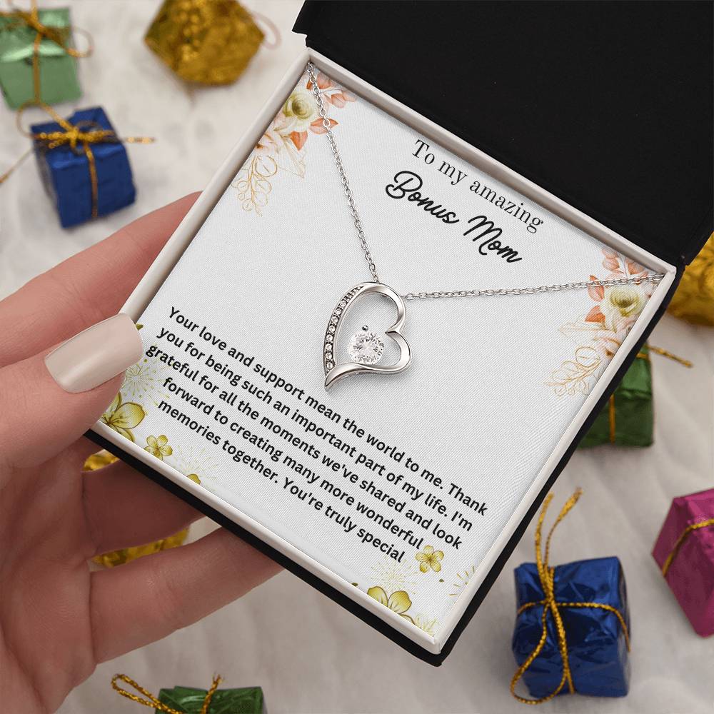 To My Amazing Bonus Mom | You Are Truly Special | Pendant Necklace