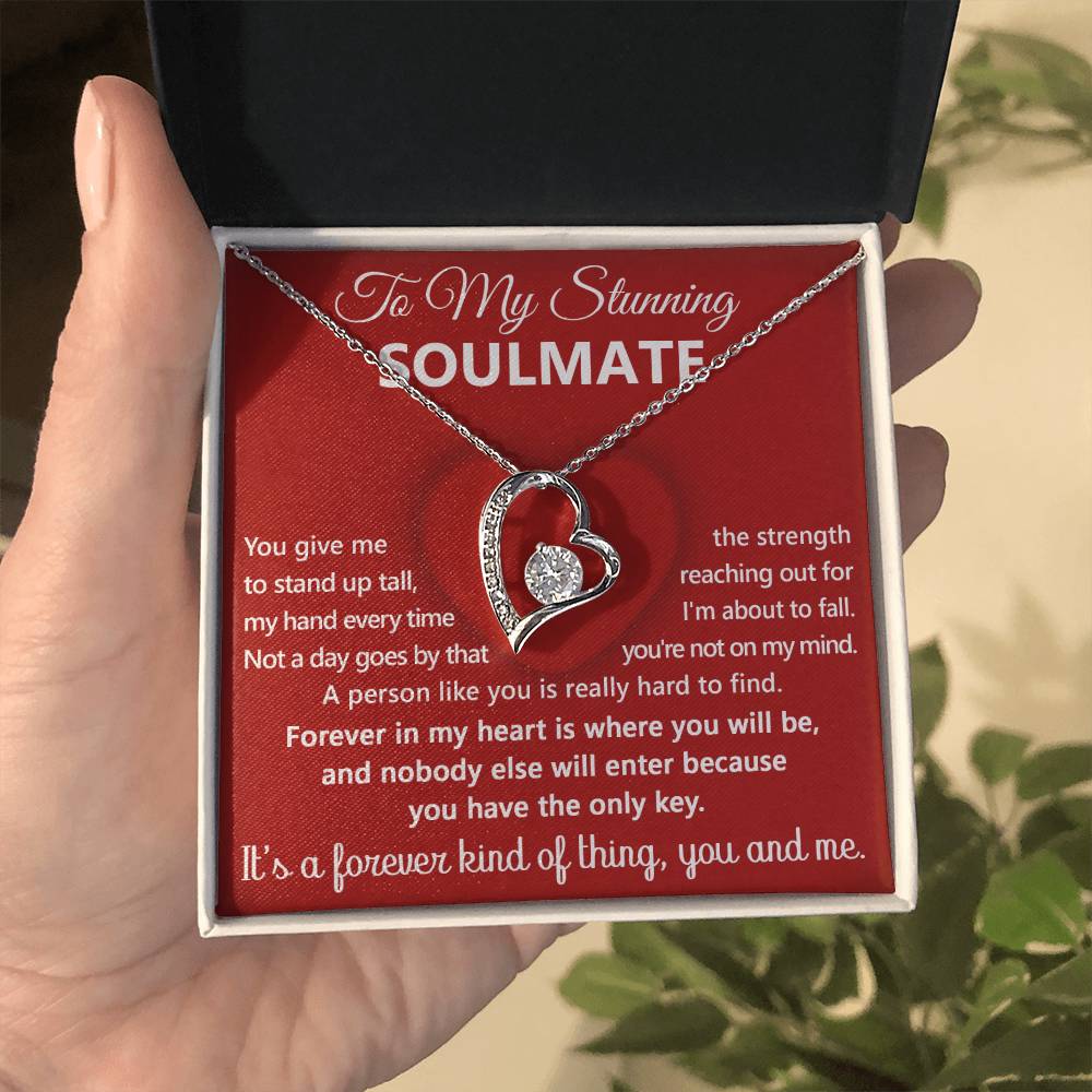 Soulmate In My Heart - Gift for Valentine's Day - Forever Love Necklace