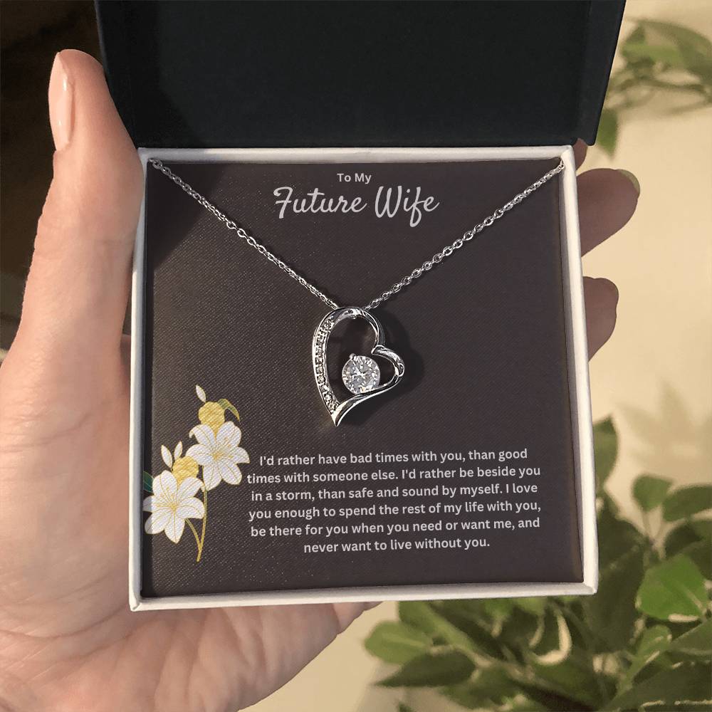 To My Future Wife | I Love You | Pendant Love Necklace