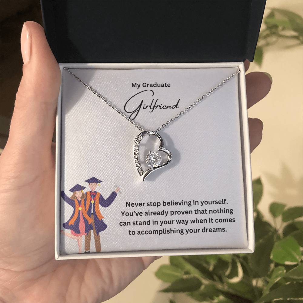 My Graduate Girlfriend | Never Stop Believing In Yourself | Pendant Necklace