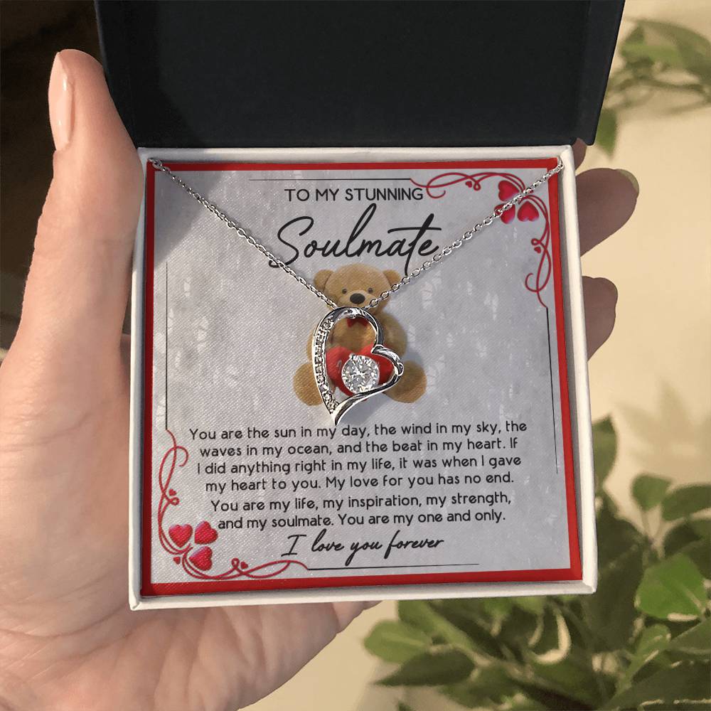 My Stunning Soulmate - Gift for Valentine's Day - Forever Love Necklace