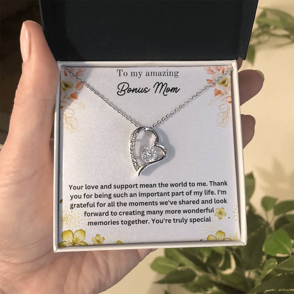 To My Amazing Bonus Mom | You Are Truly Special | Pendant Necklace