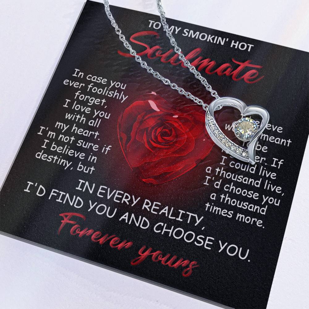 Soulmate All My Heart - Gift for Valentine's Day - Forever Love Necklace