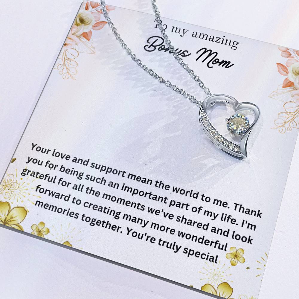 To My Amazing Bonus Mom | You Are Truly Special | Pendant Necklace