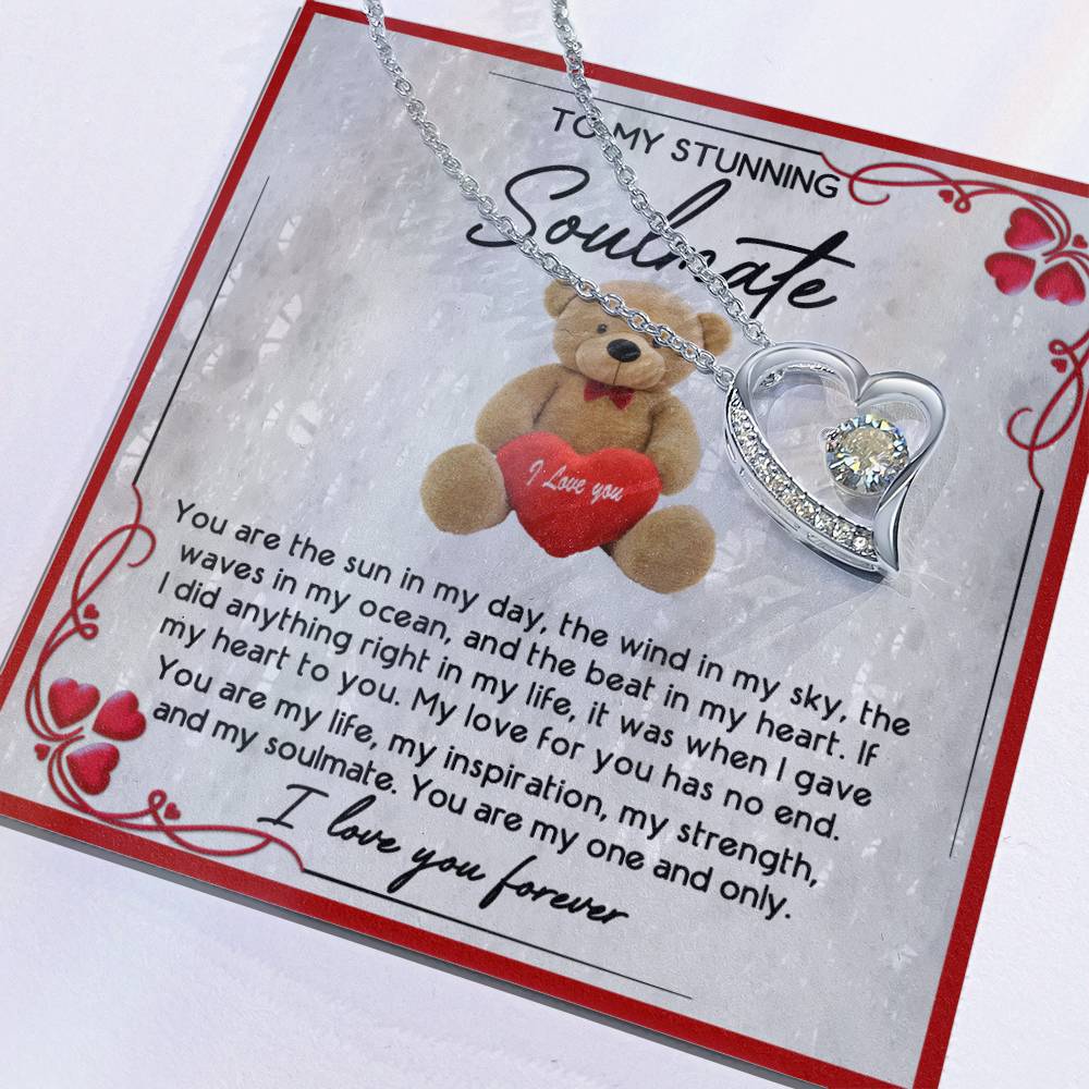 My Stunning Soulmate - Gift for Valentine's Day - Forever Love Necklace