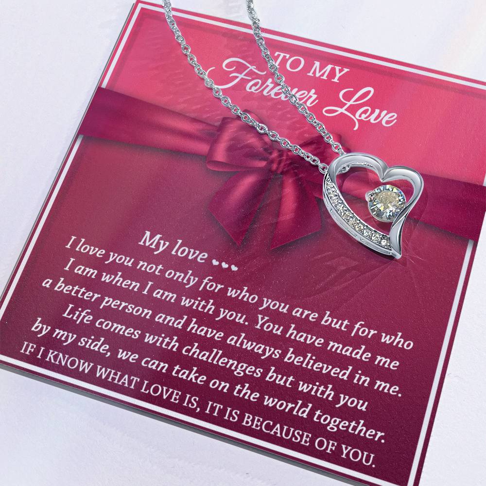 Soulmate Believed In Me - Gift for Valentine's Day - Forever Love Necklace