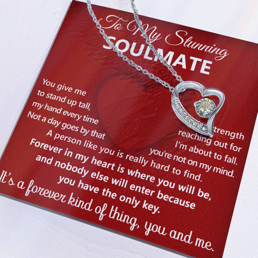 Soulmate In My Heart - Gift for Valentine's Day - Forever Love Necklace