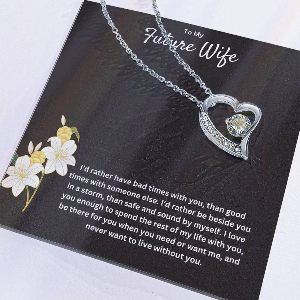 To My Future Wife | I Love You | Pendant Love Necklace