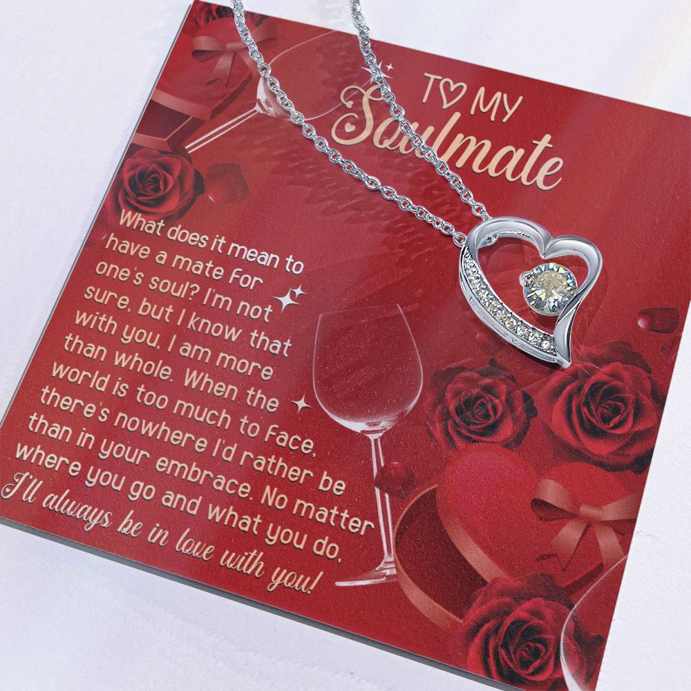 Soulmate In Your Embrace - Gift for Valentine's Day - Forever Love Necklace