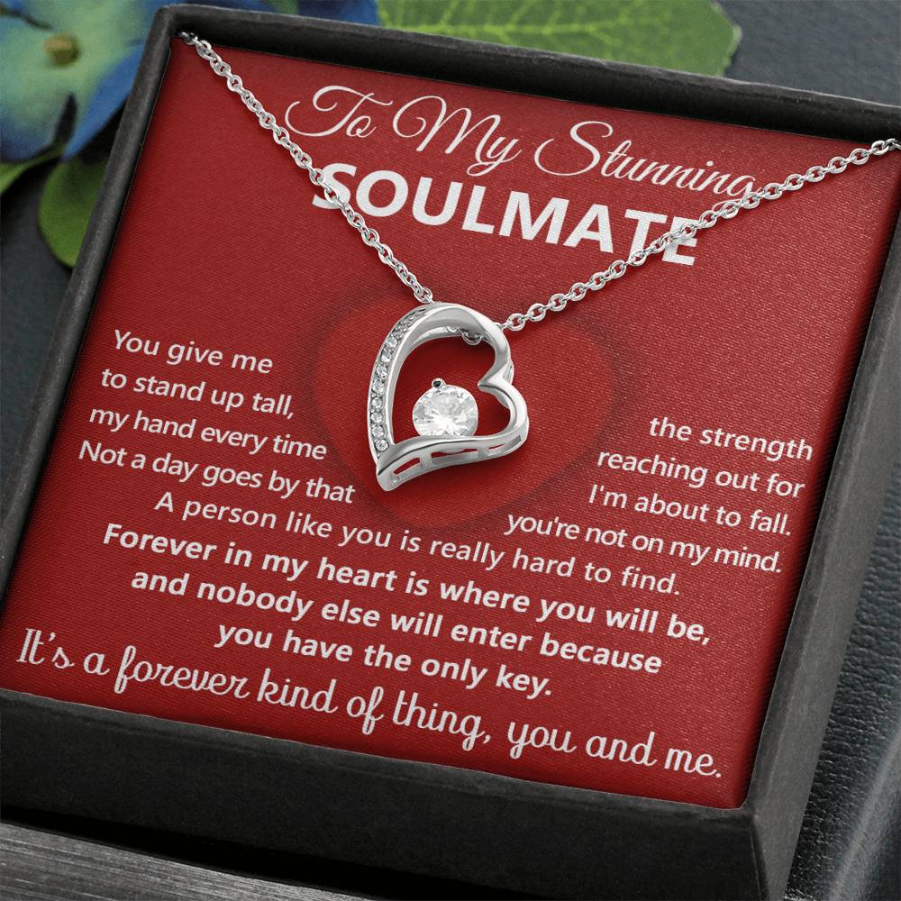 Soulmate In My Heart - Gift for Valentine's Day - Forever Love Necklace